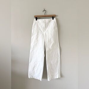 Universal Thread Wide Leg High Rise Jeans in White Size 4